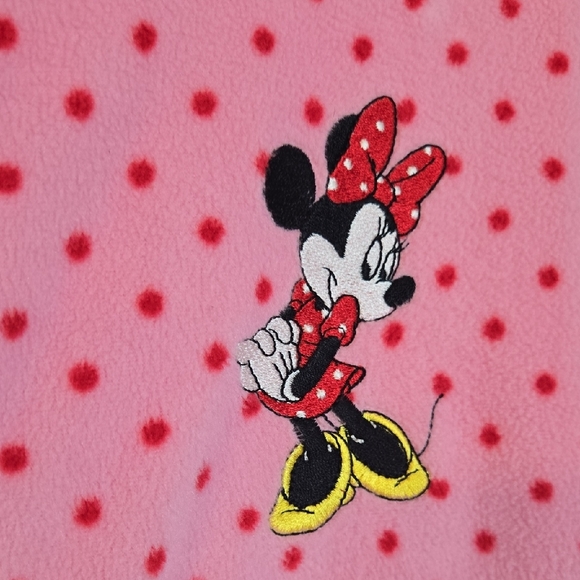 Disney Pink and Red Polka Dot Minnie Mouse Onsie Apparel Size Small - Picture 3 of 12